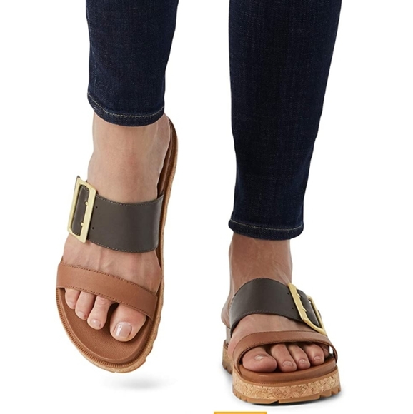 - Sorel leather slide - Picture 2 of 5